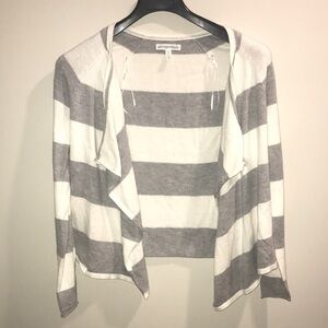 Aeropostale striped waterfall cardigan size women’s small